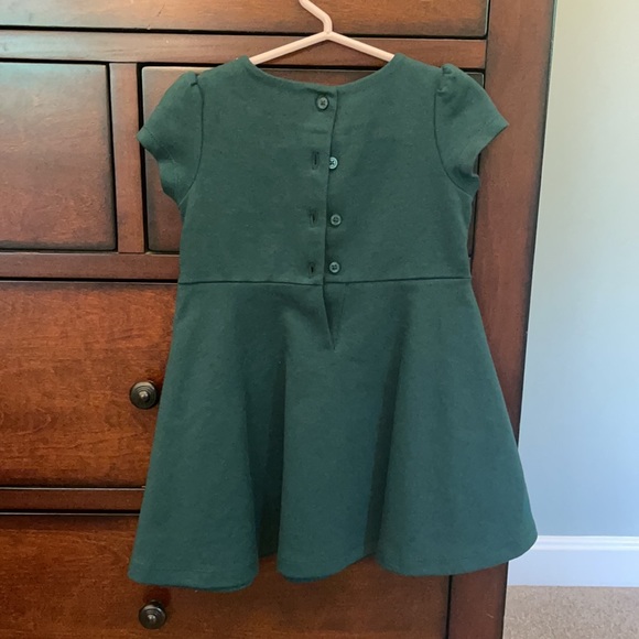 Janie And Jack Hunter Green Dress - Picture 4 of 8